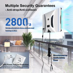 US Plug Rise Exterior Window Cleaning Robot with Remote Control and 500mAn