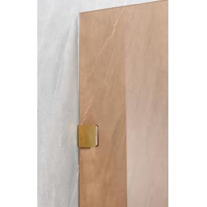 Buy cheap Elegant Shower Enclosures With Tinted Glass And Golden Aluminium Frame from wholesalers