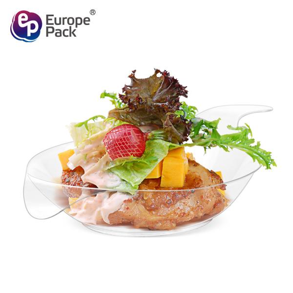 Quality Wholesale cheap cute dinner transparent restaurant plates with handle for sale