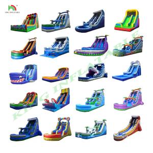 Buy cheap Customized Outdoor Kids Adults Party Jumping Bouncy Castle Water Slide Toboggan Gonflable Inflatable Water Slid from wholesalers