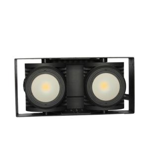 Can Be Matching Blinder two Eyes Background 4/8 Channel 2*100W COB Led Audience