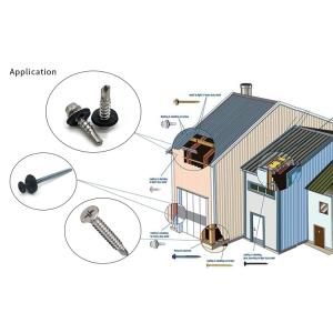 Buy cheap Galvanized SS616L Hex Self Drilling Screw With Washers from wholesalers