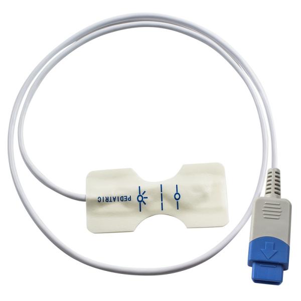 Quality Datex Ohmeda TS-PAW-25 TS-PAW-10 Pediatric Spo2 Sensor White Foam Disposable SpO2 Probe for sale