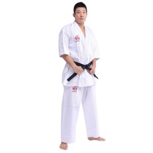 Buy cheap Thin Breathable Karate Kyokushin Kimono Preshrunk White Karate Uniform from wholesalers