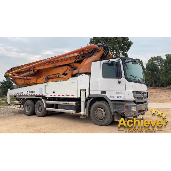 Buy cheap 49X-6RZ Used ZOOMLION Beton Pumping Car 49 Meter BENZ Chassis from wholesalers