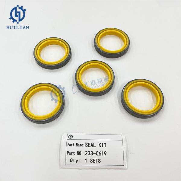 Quality Excavator Seal Kit 233-0619 47.89mm Inner Diameter Double Lip Wiper Seal For 434 430 432 420XE 444F2 427F2 422F 444 442E for sale