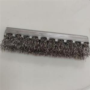 Buy cheap Customized Double Band Strip Brushes Steel Black Brush Strip from wholesalers