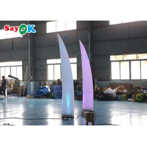 Buy cheap Unique Ivory LED Lighting Inflatable Pillar Lamp Wedding Decorative Lighting Tube from wholesalers