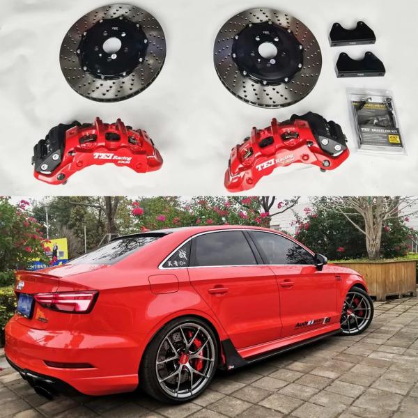 Quality Rear BBK Audi Big Brake Kit For RS4 RS3 With 380*28 Mm Rotor 19 Inch 20 Inch Wheel Rear Brake Kit To Keep EBP Function for sale