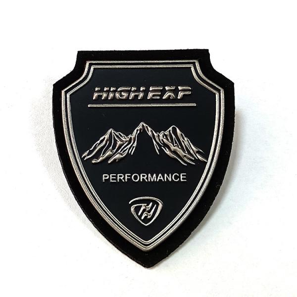 Clothing Logo Patches High Frequency Soft Embossed Badge 3D Tpu Patch For