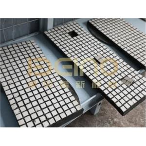Buy cheap Industrial Rubber Ceramic Liners Abrasion Resistant For Chutes, Pipes product