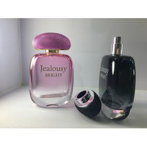 Buy cheap Gradient Pink Gradient Black Luxury Perfume Bottles With Atomizer Cap from wholesalers