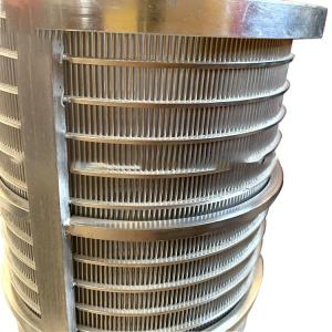Buy cheap Filtration Wedge Wire Screen with Slot Opening 0.02mm-15mm for Various Applications from wholesalers