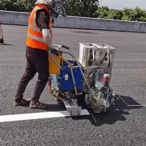 Buy cheap Two Component Road Line Marking Machine Self Dropping 60Lx2 Model from wholesalers