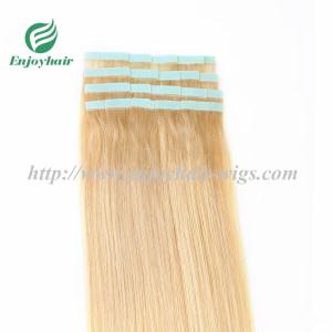 Buy cheap Tape Hair extension 16-28L,100s/pack 613# color Straight malaysian virgin hair from wholesalers