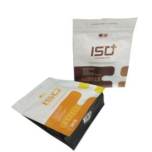 Buy cheap Flat Bottom Protein Powder Packaging Bags Square Shape Coffee Pouches from wholesalers