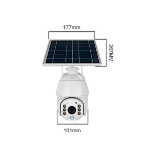 Buy cheap 1080P Tuya App Wireless Solar Cctv Ptz Security Camera 4g Sim Card Wifi Outdoor Solar Network Camera from wholesalers