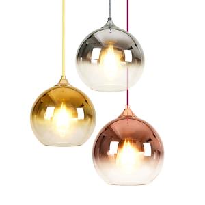 Buy cheap D30CM Rose Gold Nordic Style Glass Modern Pendant Lamp from wholesalers