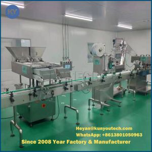 Buy cheap 10 Bag/Min capsule Counting and bottle filling Packing capping labeling Machine from wholesalers