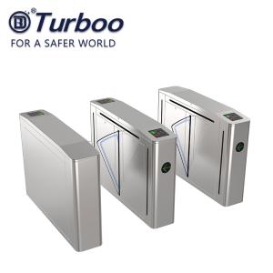 China Turboo Security Flap Barrier Gate With Access Control System And CE Approval on sale China Turboo Security Flap Barrier Gate With Access Control System And CE Approval on sale