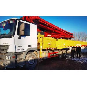 China Sany Heavy Industry 49m Concrete Pump Truck with Benz Chassis and Semi-Dry Shotcrete Direct Seller in 2020 on sale