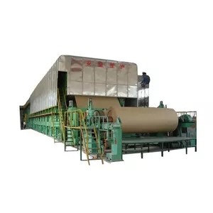 1092mm Kraft Papermaking Machine Plant From Waste Paper 120m/Min