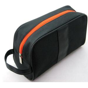 Buy cheap 600D Polyester Promotional Toiletry Bag 22.5x9x14cm With Webbing Handle from wholesalers