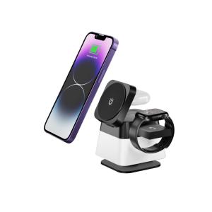 Buy cheap 4-in-1 Rotational Wireless Charging Station with RGB Light from wholesalers