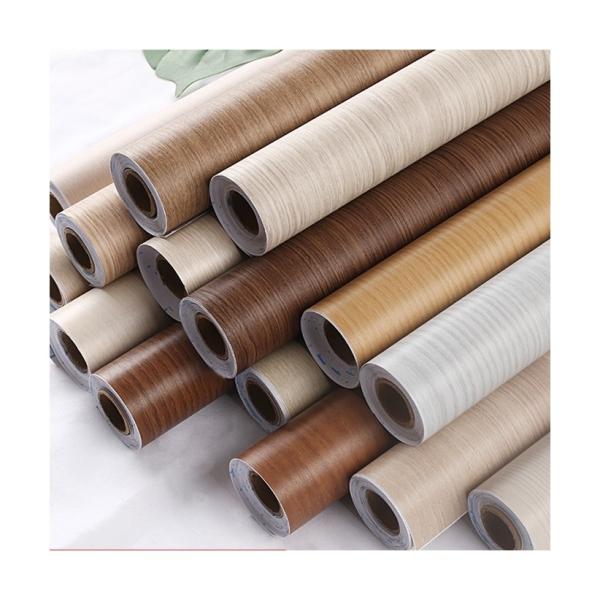 Quality Wood contact paper for furniture and wall decoration featuring wood grain design for sale