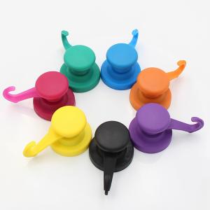 Buy cheap Plastic Strong Magnetic Hook Big Size Colorful Home Use Custom from wholesalers