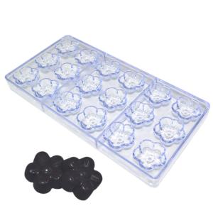 Buy cheap Polycarbonate Plastic Flower Shaped Chocolate Molds Reusable Stocked from wholesalers