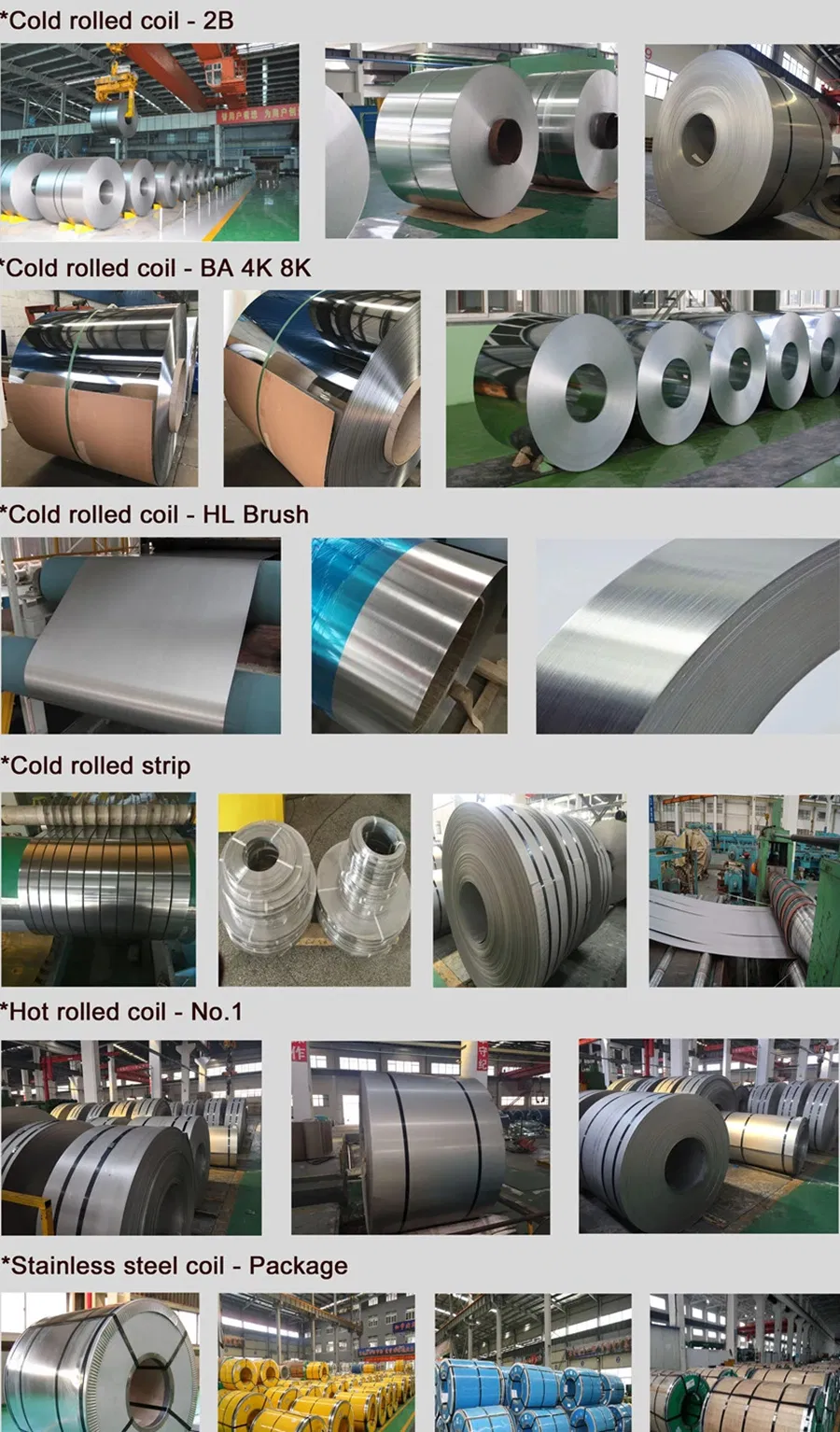 Hot Rolled Steel Roll AISI Ss 201 304 310S 301 316 410s 304L Stainless Steel Coil