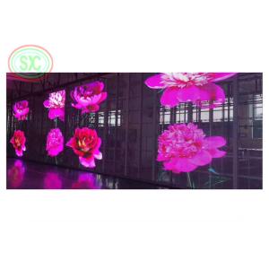 Buy cheap Low power consume Indoor G 3.91-7.82 SMD2525 Transparent LED Screen Indoor 900W/M2 from wholesalers