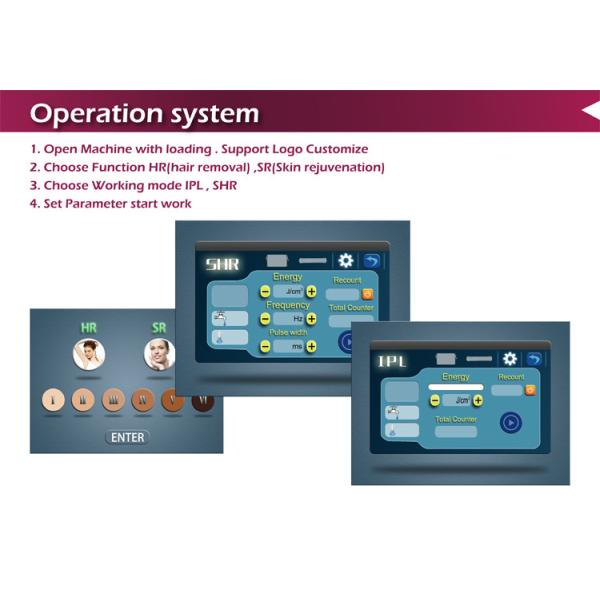 Multifunction system Shr Elight beauty equipment portable hair removal ipl rf