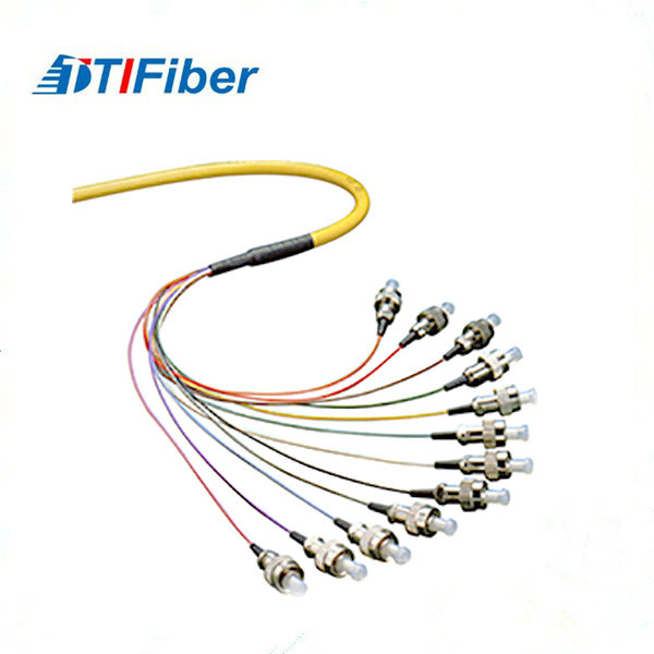 0.9mm Simplex Pigtail Fibra Optical LC SC FC ST Singlemode / Multimode Jumper