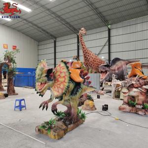 Buy cheap Theme Park Dinosaur Park Rides , Artificial Walking Dinosaur Rides from wholesalers