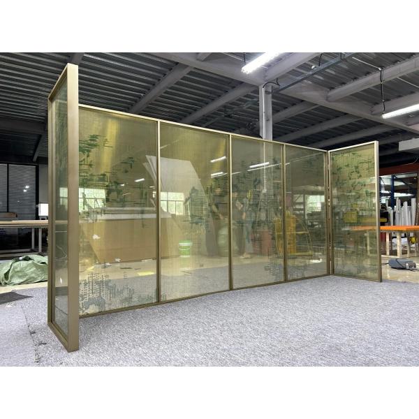 Buy cheap Customized Copper Woven Metal Hotel Art Screen With Stain Resistant from wholesalers