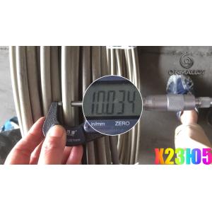 Buy cheap FeCr23Al5 H23YU5 High Temperature Wire In Melting Furnace Oxidized Surface from wholesalers