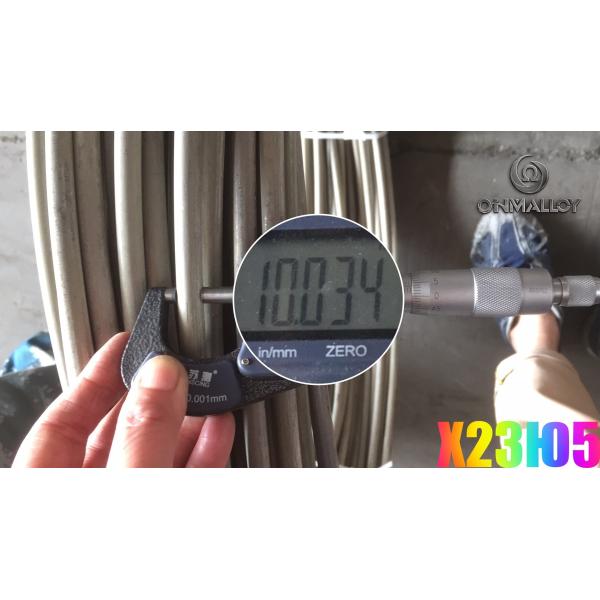 Quality FeCr23Al5 H23YU5 High Temperature Wire In Melting Furnace Oxidized Surface for sale