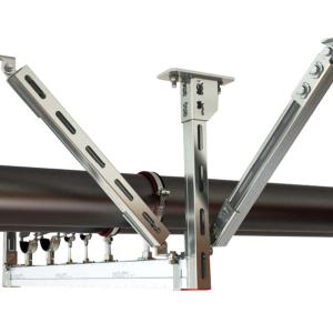 Buy cheap Earthquake Proof Lateral Seismic Bracing Hangers For Pipe Nonstructural product
