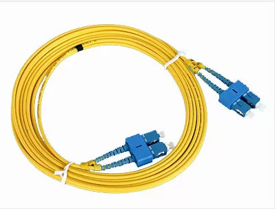 Quality Duplex 9/125 Singlemode Yellow 3m 5m Fiber Patch Cables for sale