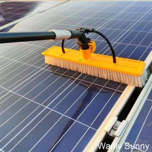 9.0 M Telescopic Water Fed Handle Manual Brush for Efficiently Cleaning Solar