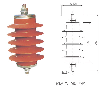 Buy cheap 27kv Zinc Oxide Lightning Arrester / Zno Lightning Arrester High Capacity from wholesalers