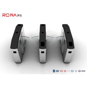 304 Stainless Steel Automatic Flap Barrier Speed Gate Turnstile With DC24 Servo