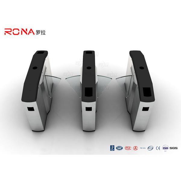 304 Stainless Steel Automatic Flap Barrier Speed Gate Turnstile With DC24 Servo