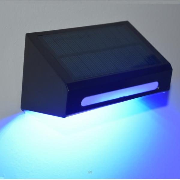 Quality IP65 150MAH Waterproof Solar Fence Light Rechargeable ABS PC for sale