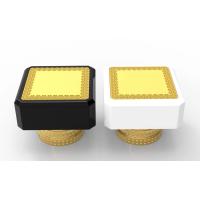 Buy cheap Perfume Eco Friendly Square Bottle Cap Zinc Alloy Electroplating Process product