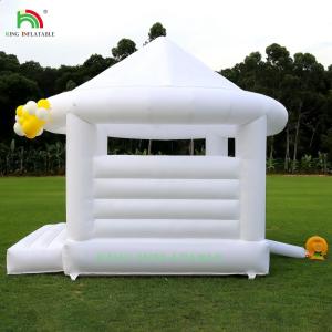 Commercial Adults Kids Inflatable Bouncer White Bouncy House Inflatable Jump