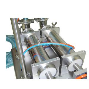 Buy cheap High Quality Double Heads Pneumatic Piston Milk Filling Machine, Liquid Detergent,shampoo,bath Gel Filler(500-5000ml) from wholesalers