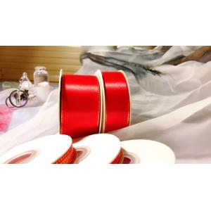Buy cheap Single Face Wired Edge Christmas Ribbon Eco Friendly Polyester Material from wholesalers